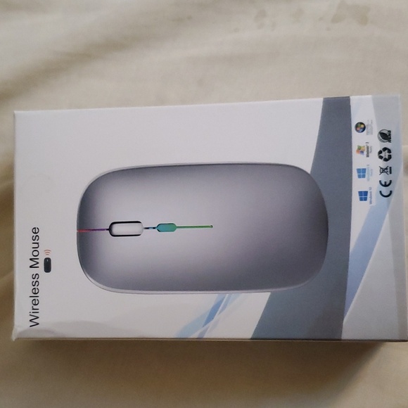 New Wireless mouse 2.4 Link USB receiver, Bluetooth usage ultra slim design - Picture 2 of 5